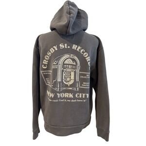 Hollister Relaxed Crosby Street Records Graphic Hoodie.